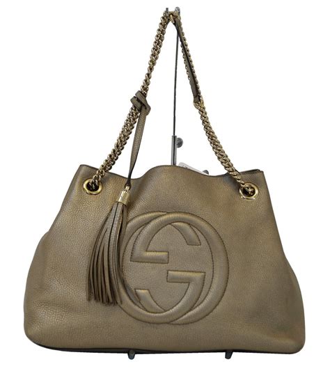 gucci purse with gold chain|Gucci shoulder bag with chain.